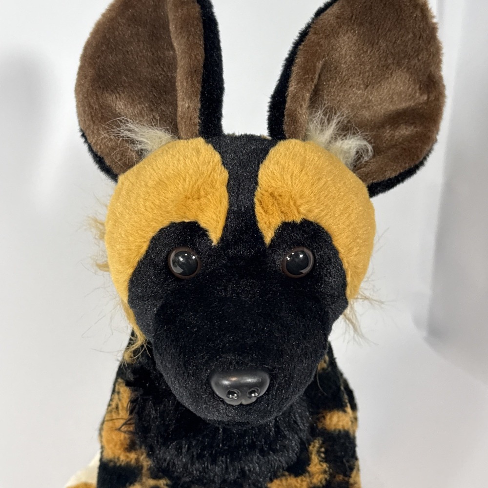 Wild Republic Cuddlekins African Wild Dog 13" Soft Plush Stuffed Animal 1995